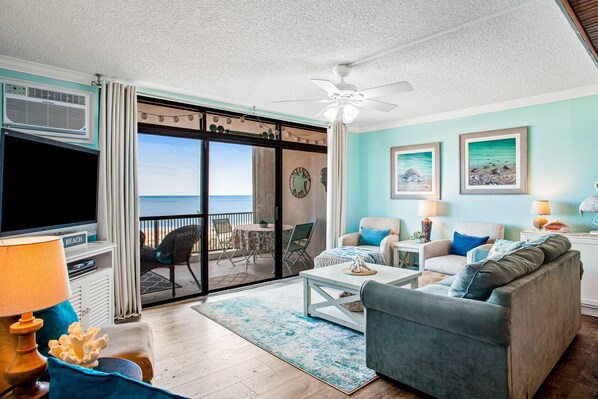 TV, DVD player, books