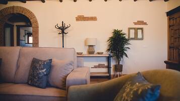TV, fireplace, DVD player, foosball