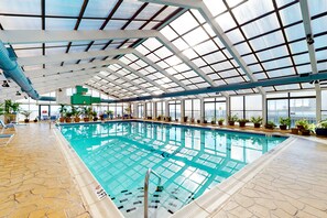 Indoor pool, a heated pool
