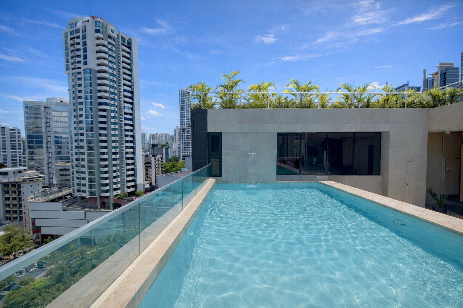 Rooftop pool