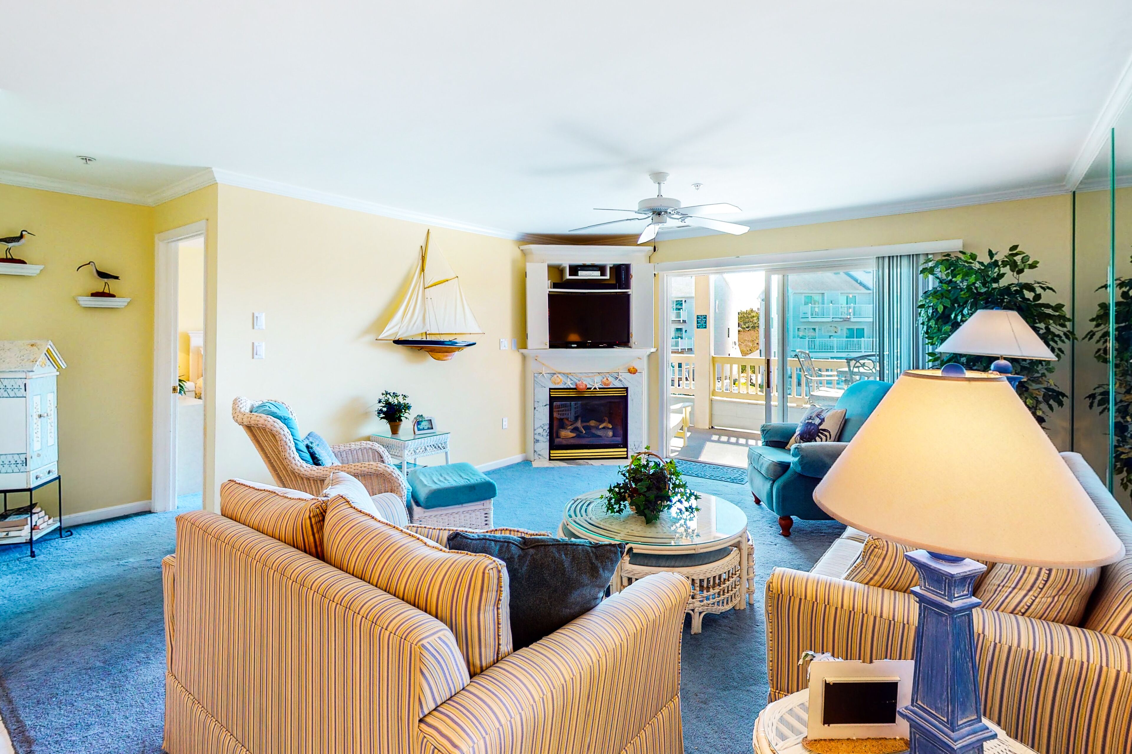 Sunny Condo w/Private Balcony, Free WiFi, Shared Pools, Tennis Court, and A/C