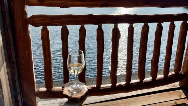 Maison mitoyenne Premium, 3 chambres, vue montagne, en bord de lac | Terrasse/Patio