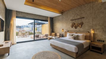 Executive-Suite | Minibar (mit einigen kostenlosen Artikeln), Zimmersafe