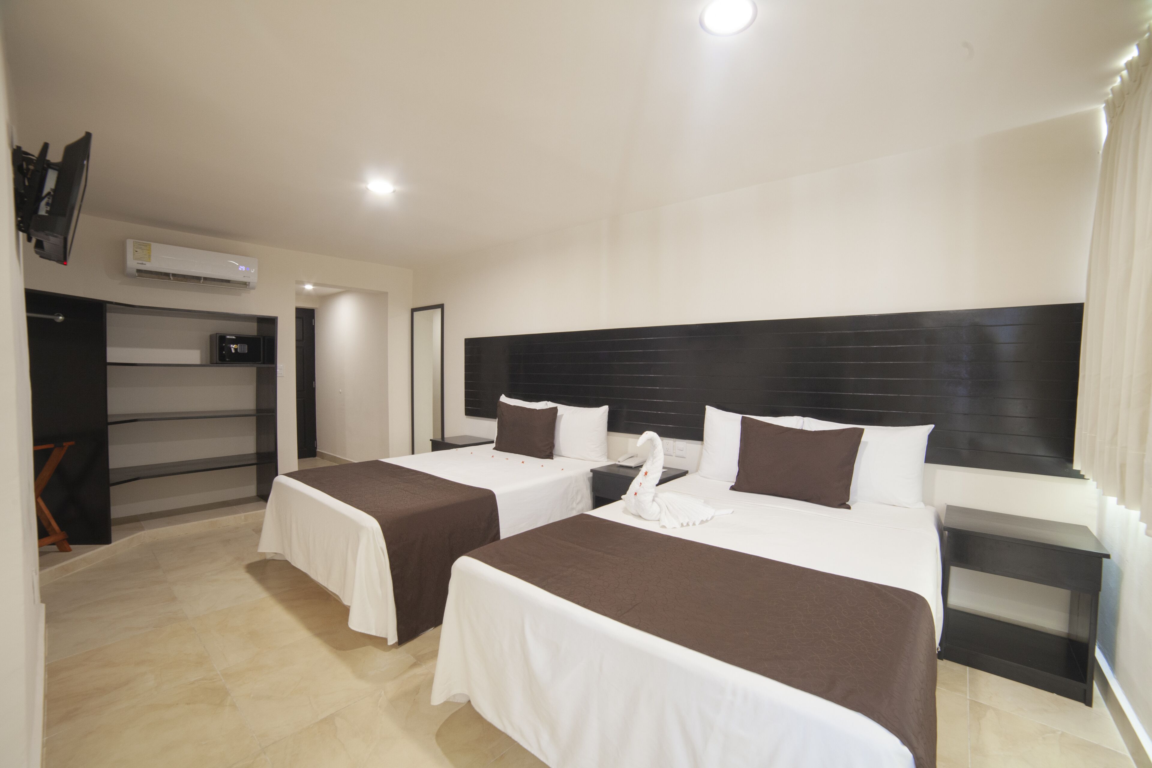 double room, 2 double beds | premium bedding, tempur-pedic beds, minibar, in-room safe