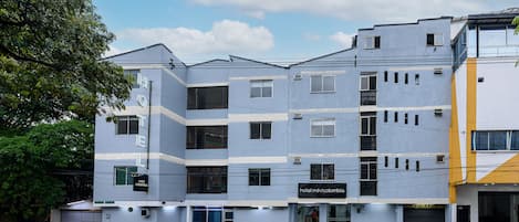 Voorkant van accommodatie