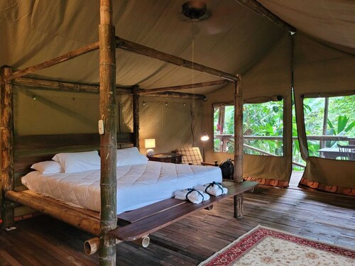 Glamping tent jungle view 4 people