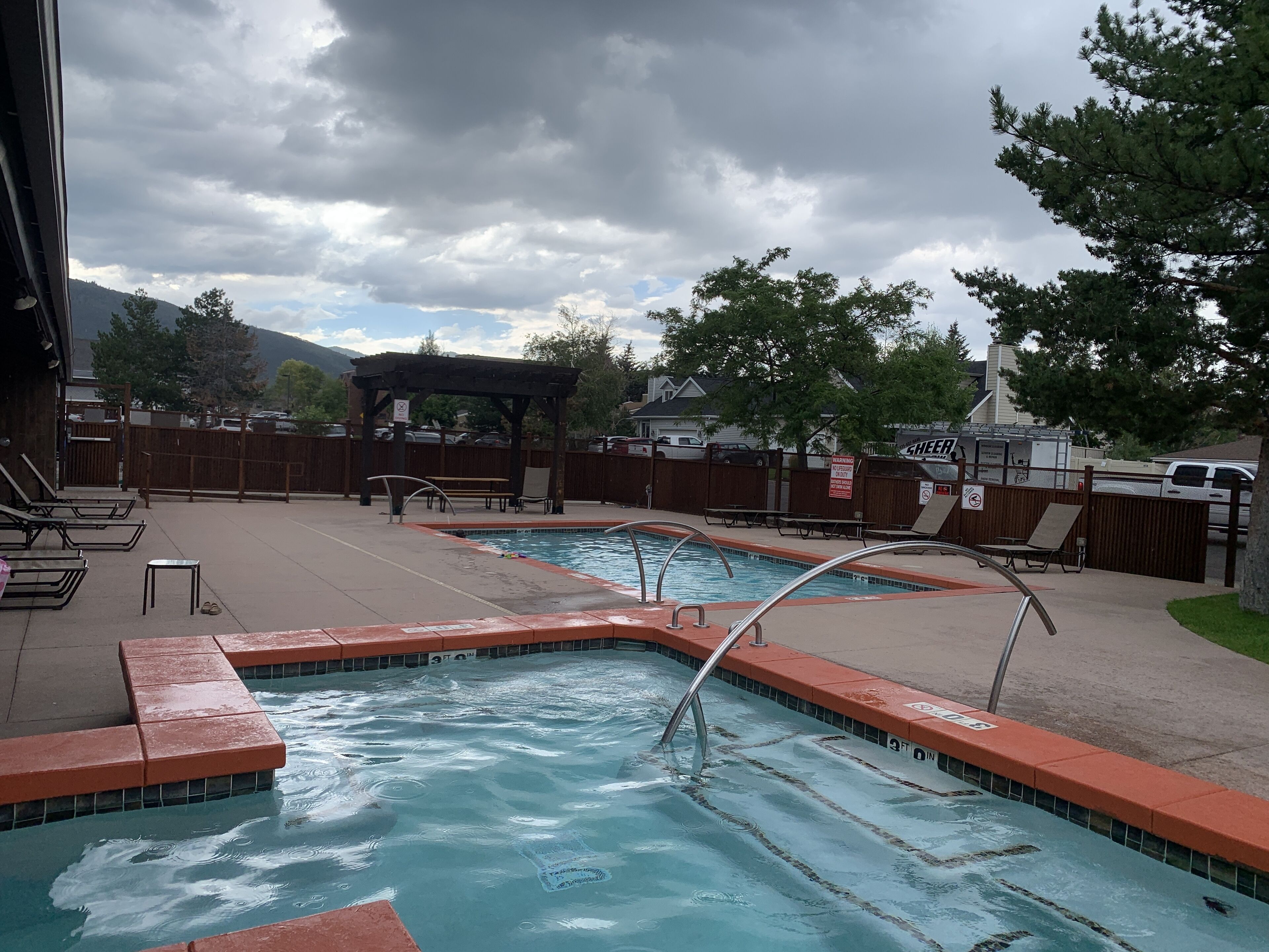 Seasonal outdoor pool