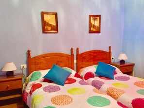 2 chambres, accès au Wi-Fi (inclus), literie fournie