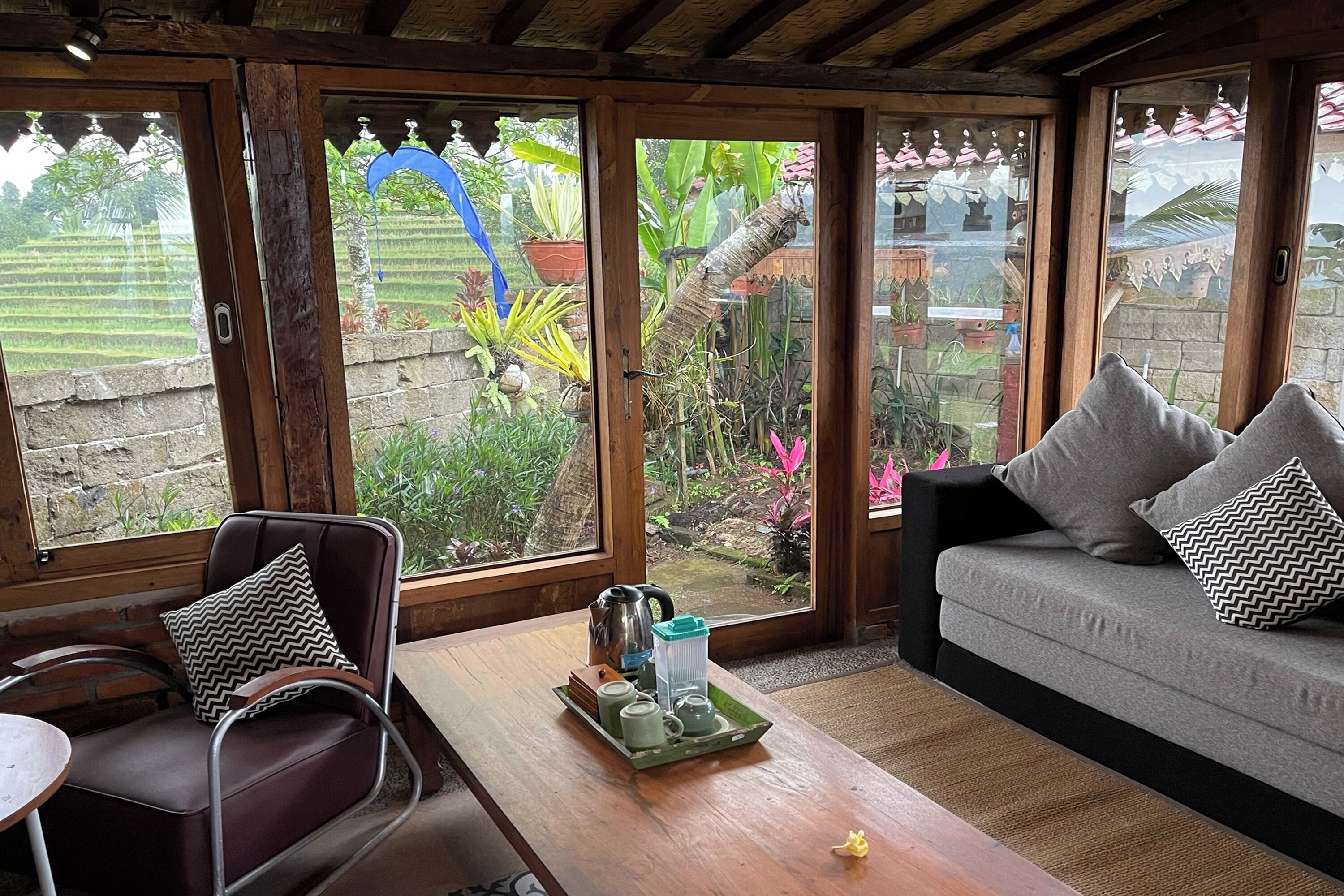 1 Bedroom Villa Glass Wooden House | 1 bedroom, in-room safe, bed sheets