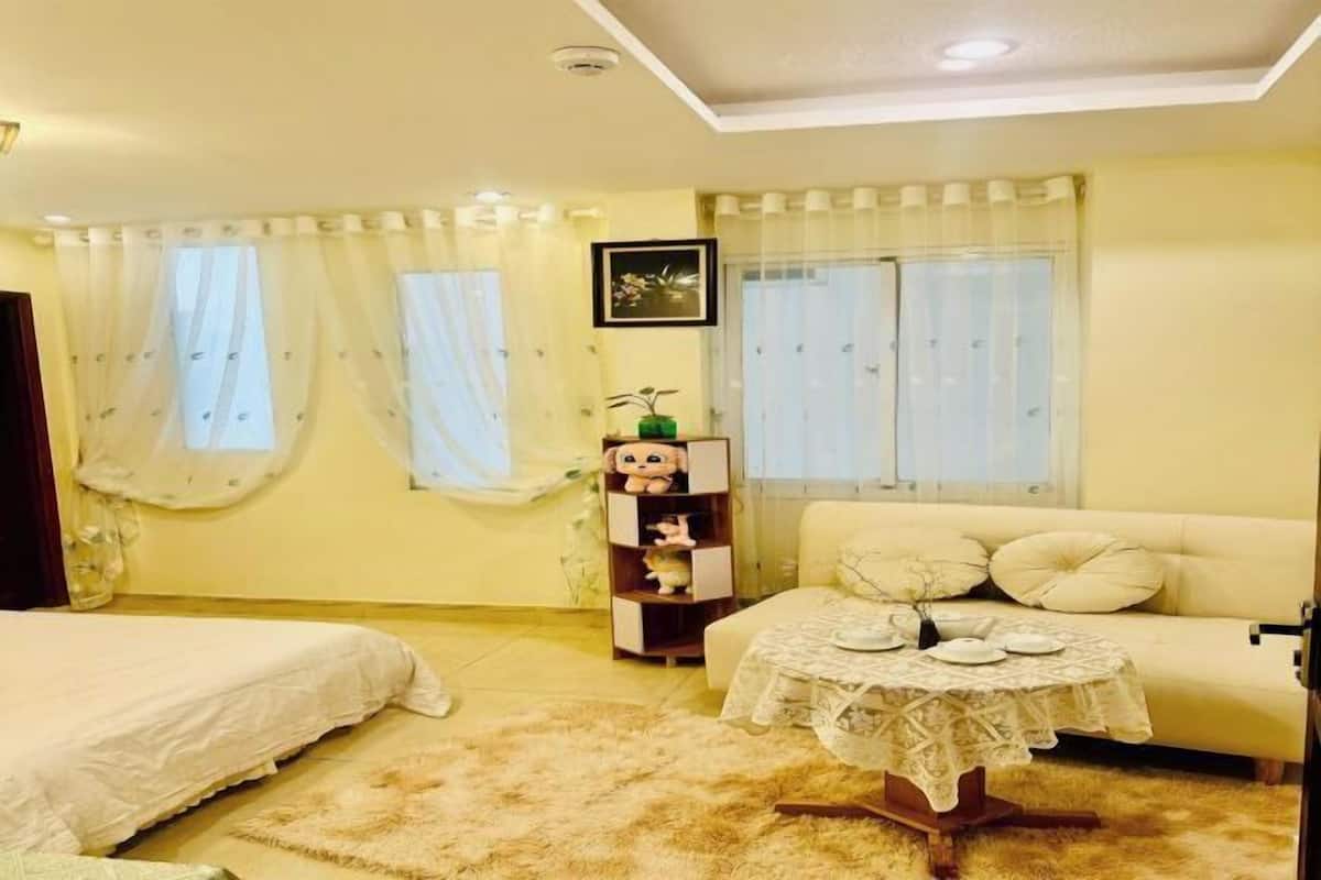 Escritorio, wifi gratis y ropa de cama
