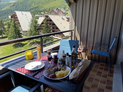 Cosy 28m2 apartment at the foot of the slopes with garage