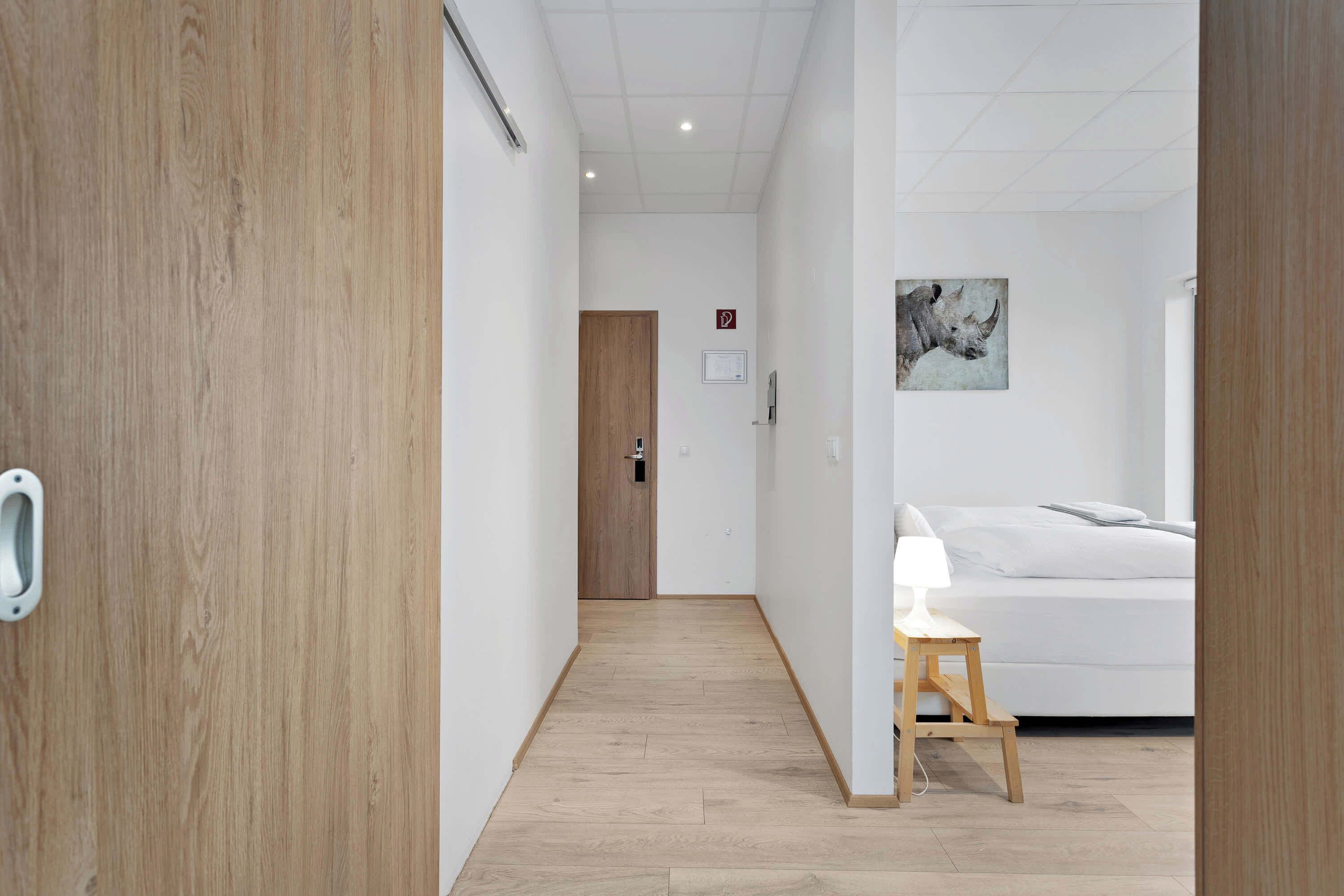 Apartment hallway