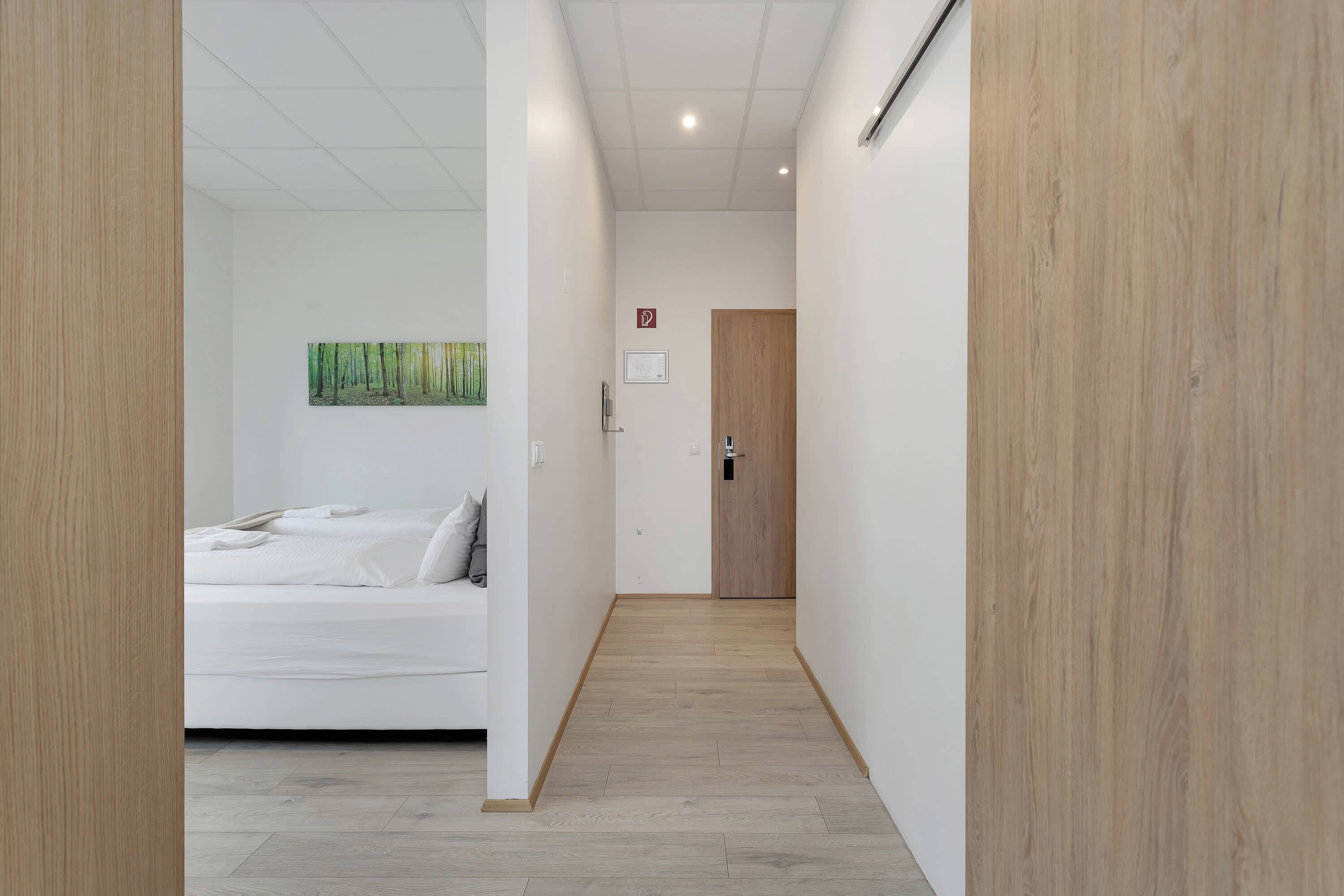 Apartment hallway