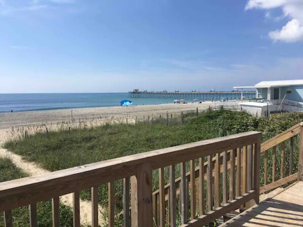 Sun-loungers, beach towels