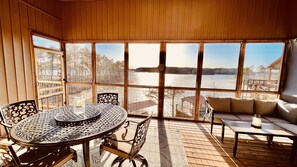 Dining - Beautiful Lake Home, Amazing Views, Full Kitchen/Bar on Lake Shore, Private Cove (Wedowee)