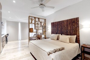 Iron/ironing board, free internet, bed sheets