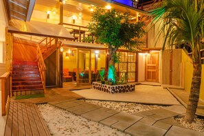 Property grounds - Dhamana Beach is located on the Sunrise Beach of Mahibadhoo, Maldives. (Mahibadhoo)