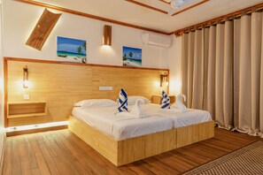3 bedrooms, in-room safe, desk, iron/ironing board - Dhamana Beach is located on the Sunrise Beach of Mahibadhoo, Maldives. (Mahibadhoo)