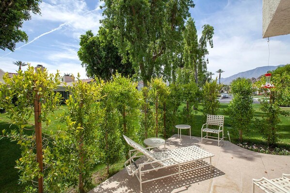 Terrace/patio - Stunning Pet Friendly Condo at LQ Resort & Club! (La Quinta)