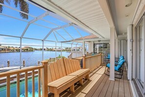 Balcony - Nautical Pet-friendly Home With Pool, Kayaks and Bikes (Marco Island)
