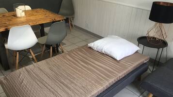 1 bedroom, iron/ironing board, travel crib, free WiFi