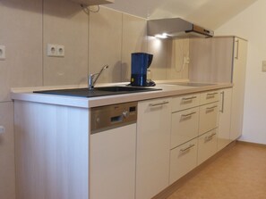 KĂŒhlschrank, Mikrowelle, Herdplatte, GeschirrspĂŒler
