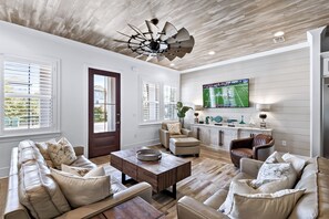 Smart TV, video games, table football