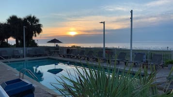 Indoor pool, seasonal outdoor pool