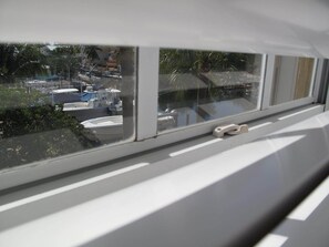 Enjoy breathtaking views of the water and surrounding landscape from the comfort of your room.