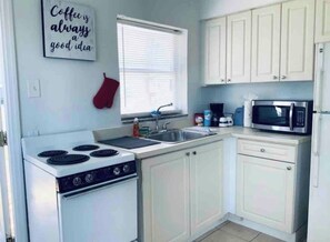 Microwave, oven, stovetop, spices