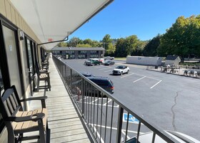Utsikt fra balkong