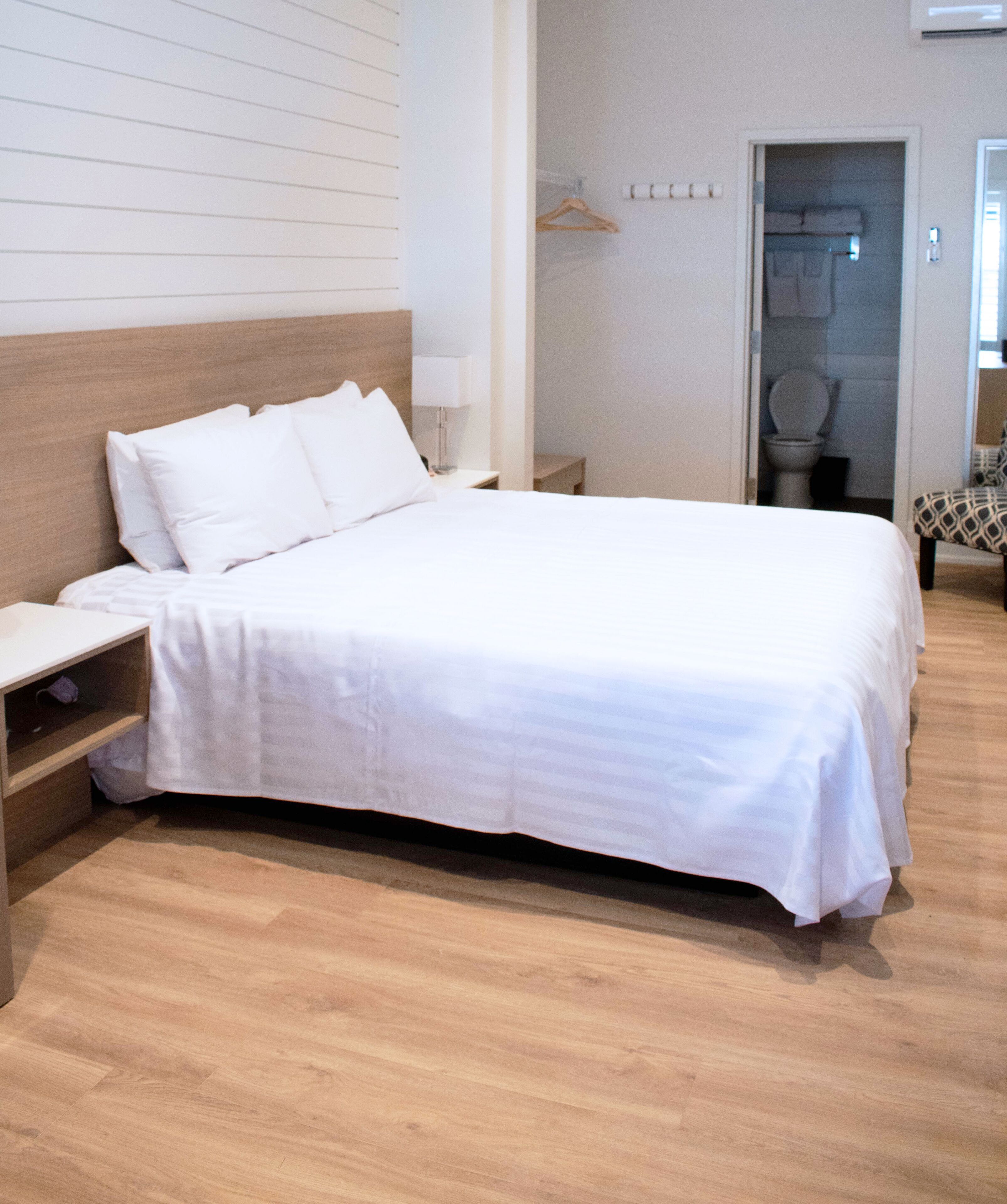 Premium bedding, free WiFi, bed sheets
