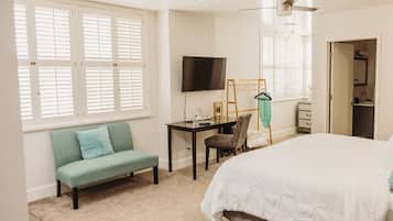 1 chambre, fer et planche Ă  repasser, Wi-Fi gratuit, draps fournis