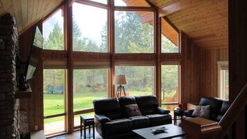 TV connectée, cheminée, lecteur de DVD, imprimantes