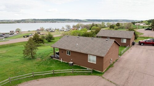 Sleeps 11 and is across the street from Resort, Marina and walking paths.