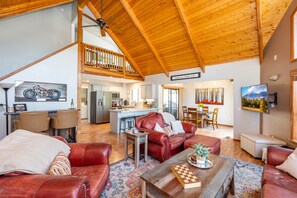 TV connectée, cheminée