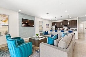 Fernseher, Videospiele, Tischtennisplatte