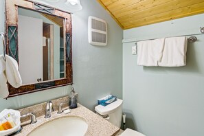Hair dryer, towels
