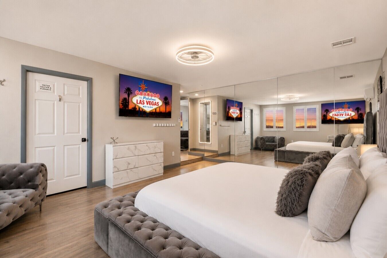 4 chambres, bureau, fer et planche à repasser, Wi-Fi gratuit