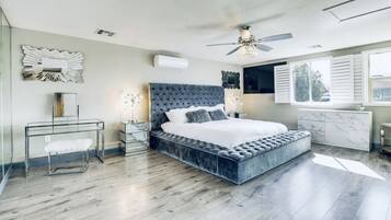 4 habitaciones, escritorio, tabla de planchar con plancha y wifi gratis