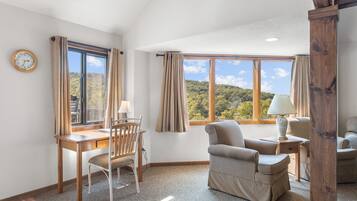 Flat-screen TV, DVD player