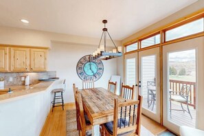 Dining - Spacious Home with A/C, Mountain Views, Fireplace & Garage - Near Lifts/Town (Steamboat Springs)