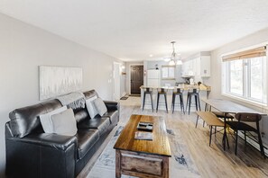 Fernseher, Kamin, DVD-Player