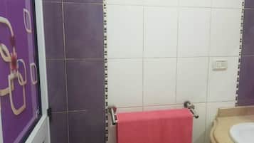 Shower, jetted tub