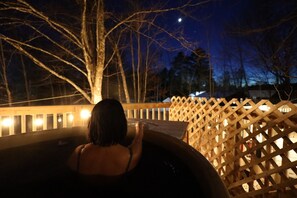 Idromassaggio all'aperto