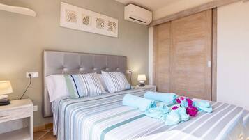 4 dormitorios, tabla de planchar con plancha, Internet y ropa de cama