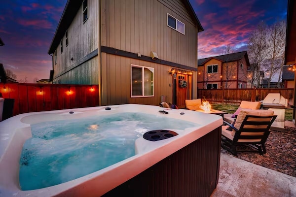Bain à remous extérieur