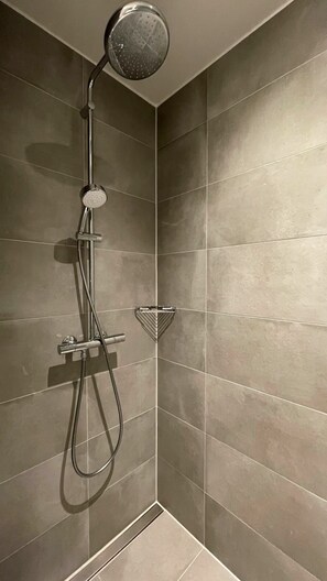 Shower, hair dryer