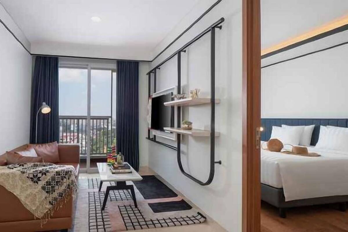 2 bedrooms, desk, free WiFi, bed sheets