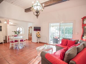 TV, fireplace, table tennis